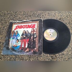 BLACK SABBATH Ozzy Sabotage 1975 1st Press Vinyl LP Sterling BS 2822 Warner Bros